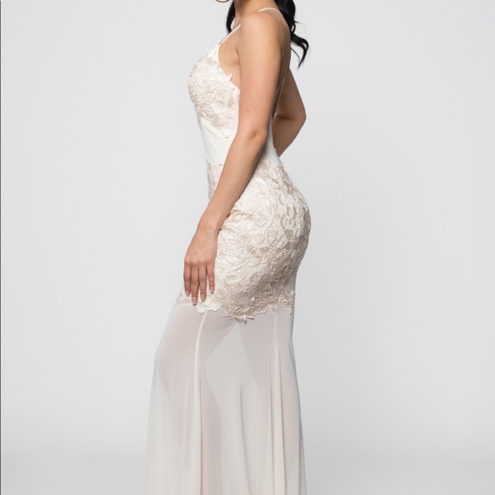 Looking Like A Million Bucks Lace Maxi Dress - Picture 5 of 8
